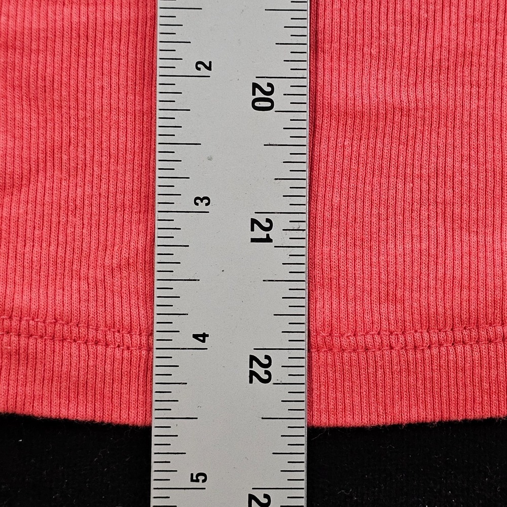 A New Day Orange Short Sleeve Cotton Blend Ribbed T-Shirt Women's XS - Picture 7 of 7